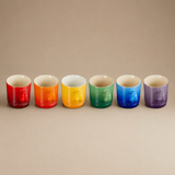MUG RAINBOW PARA CAPPUCCINO 200ML LE CREUSET (SET DE 6)