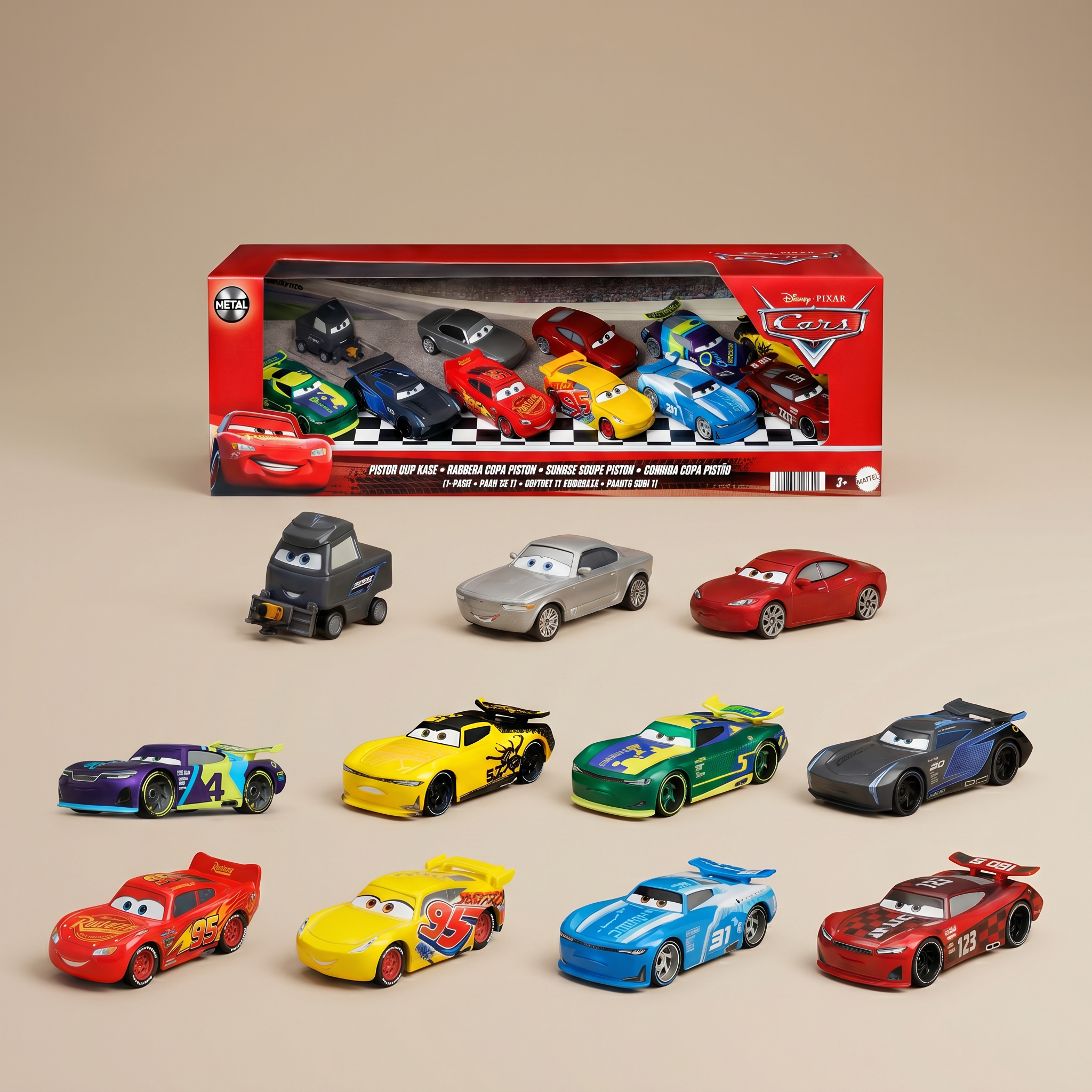 DISNEY PIXAR CARS SPEEDWAY OF THE SOUTH CARROS