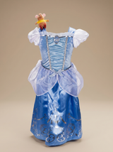 DISNEY PRINCESS CINDERELLA MAJESTIC DRESS WITH SHOULDER BUDDY