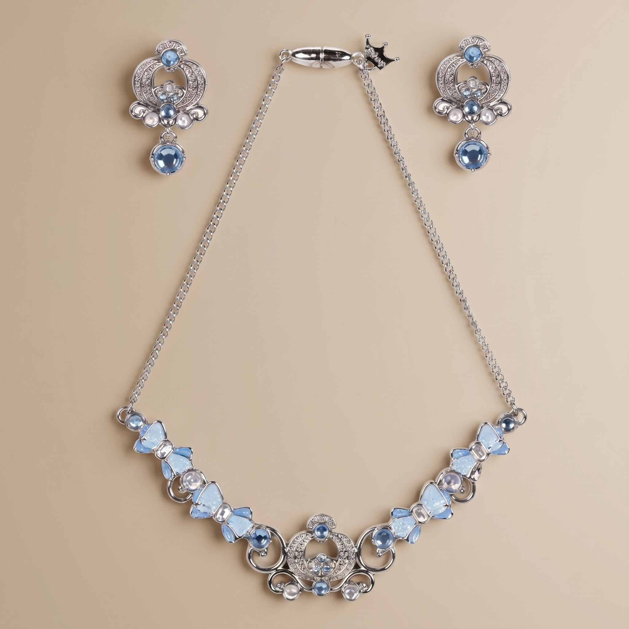 DISNEY PRINCESS CINDERELLA JEWELRY SET COSTUME ACCESSORIES