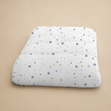 EDREDÓN CUNA ESTRELLAS CELESTE/BEIGE