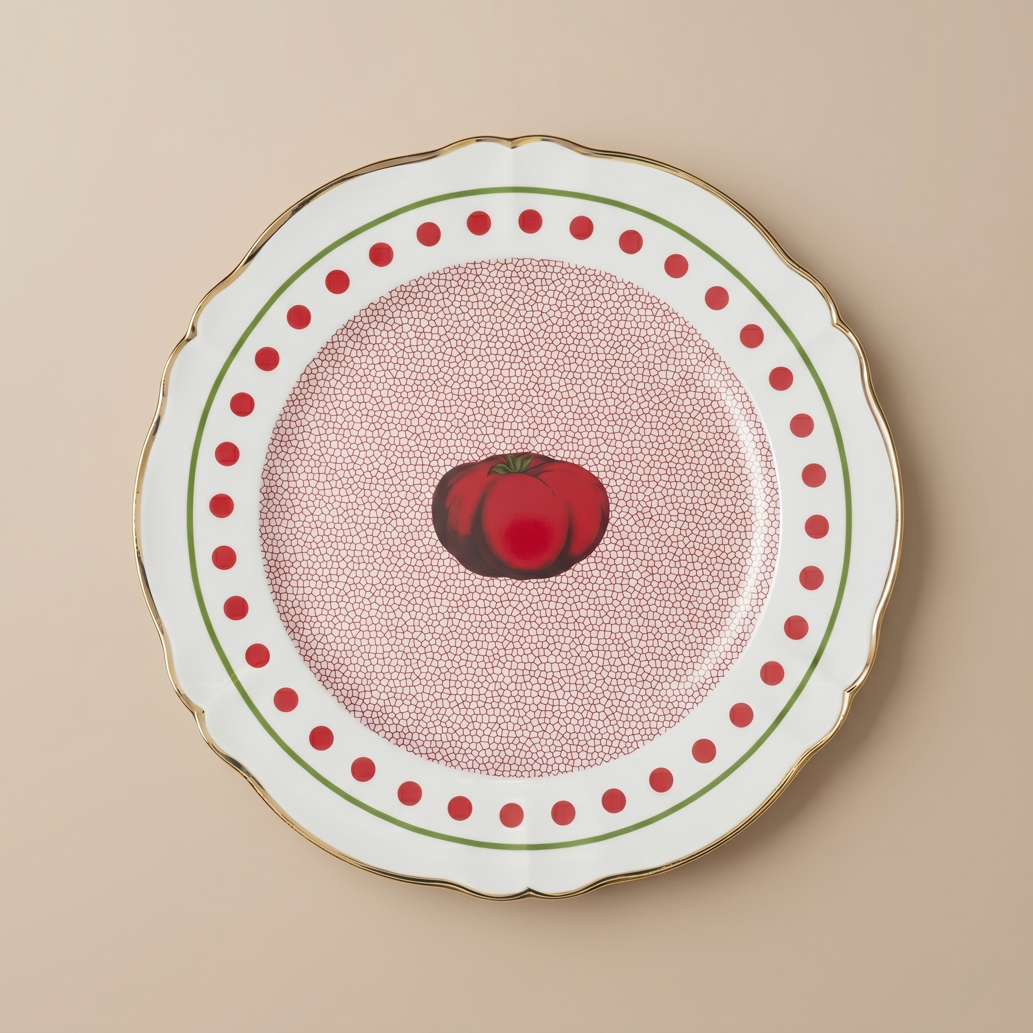 BITOSSI – ROUND PLATTER PARIS TOMATO