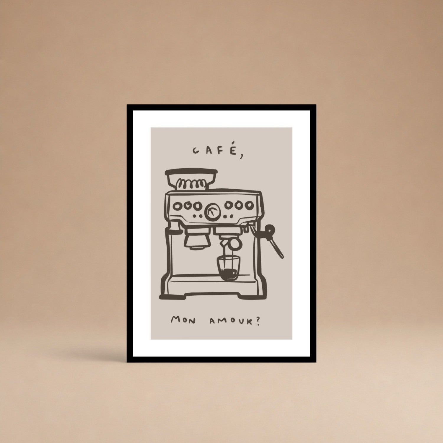 Cuadro Cafe Mon Amour?