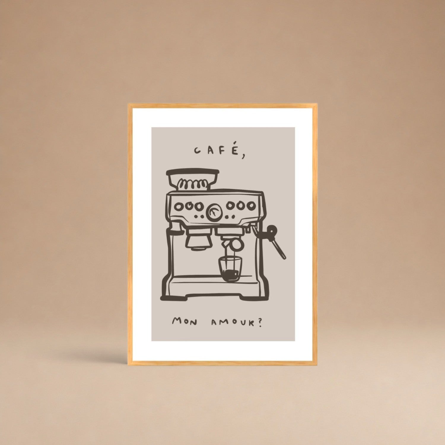 Cuadro Cafe Mon Amour?