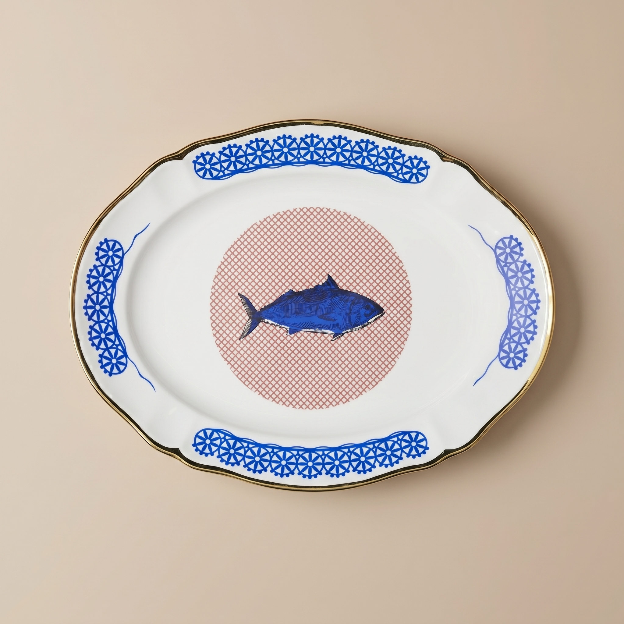 BITOSSI - OVAL PLATTER FISH