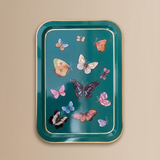LES OTTOMANS – FLAT RECTANGULAR IRON TRAY – BUTTERFLY