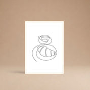 Cuadro Croissant Lineal