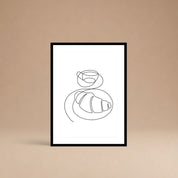 Cuadro Croissant Lineal