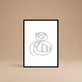 Cuadro Croissant Lineal