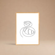 Cuadro Croissant Lineal