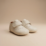 ZAPATO BEBOS SIN SUELA CON COSTURA IVORY