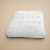 EDREDÓN CUNA ESTRELLAS ROSA/BEIGE