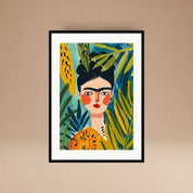 Cuadro Frida Kahlo Tropical