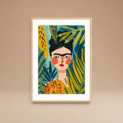 Cuadro Frida Kahlo Tropical