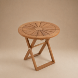 MESA REDONDA PLEGABLE COPPERTONE