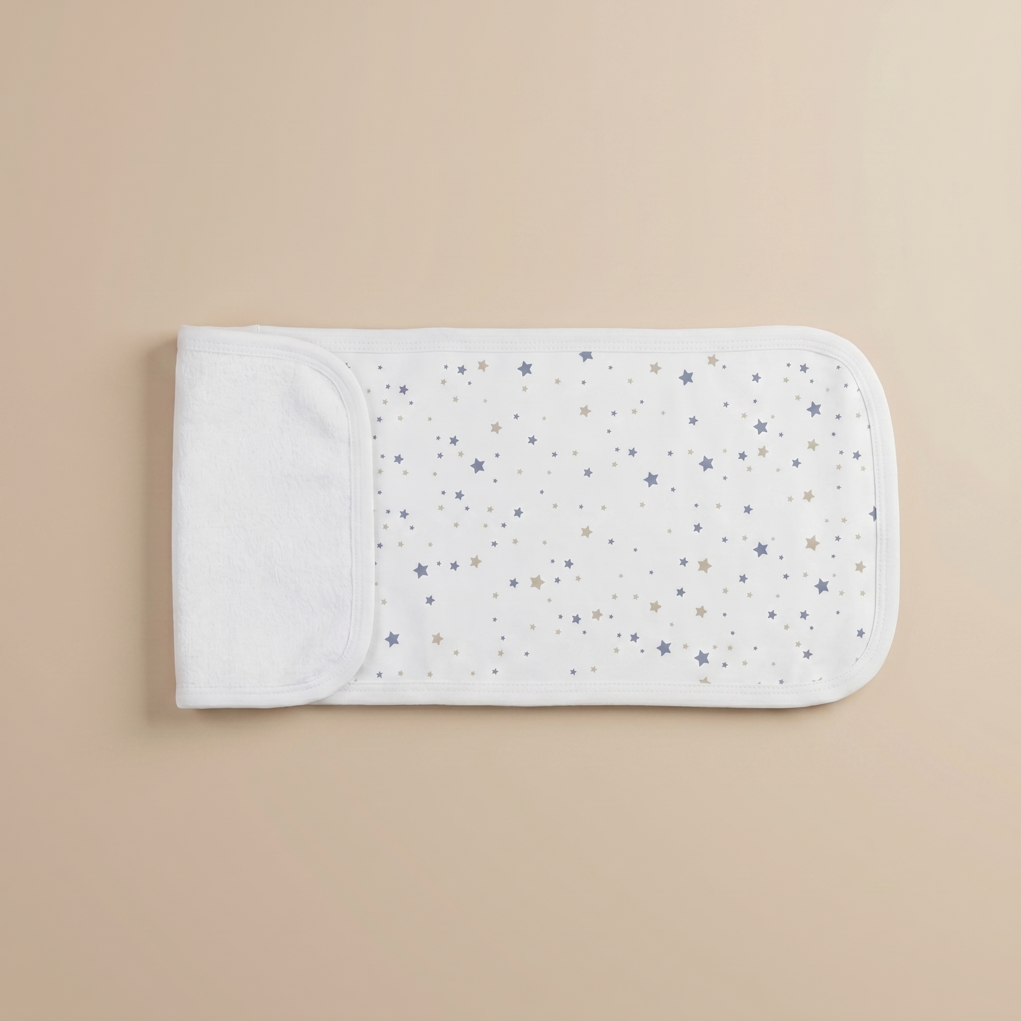 HOMBRERA ESTRELLITAS CELESTE/BEIGE