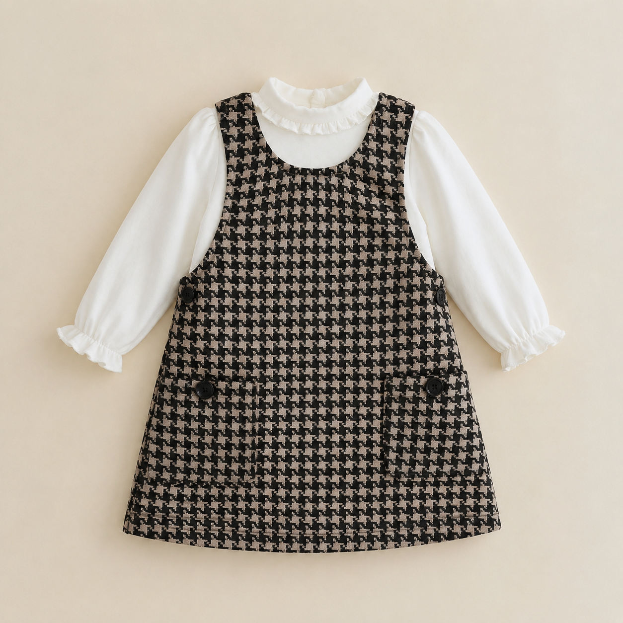 JUMPER CUADROS CON POLO