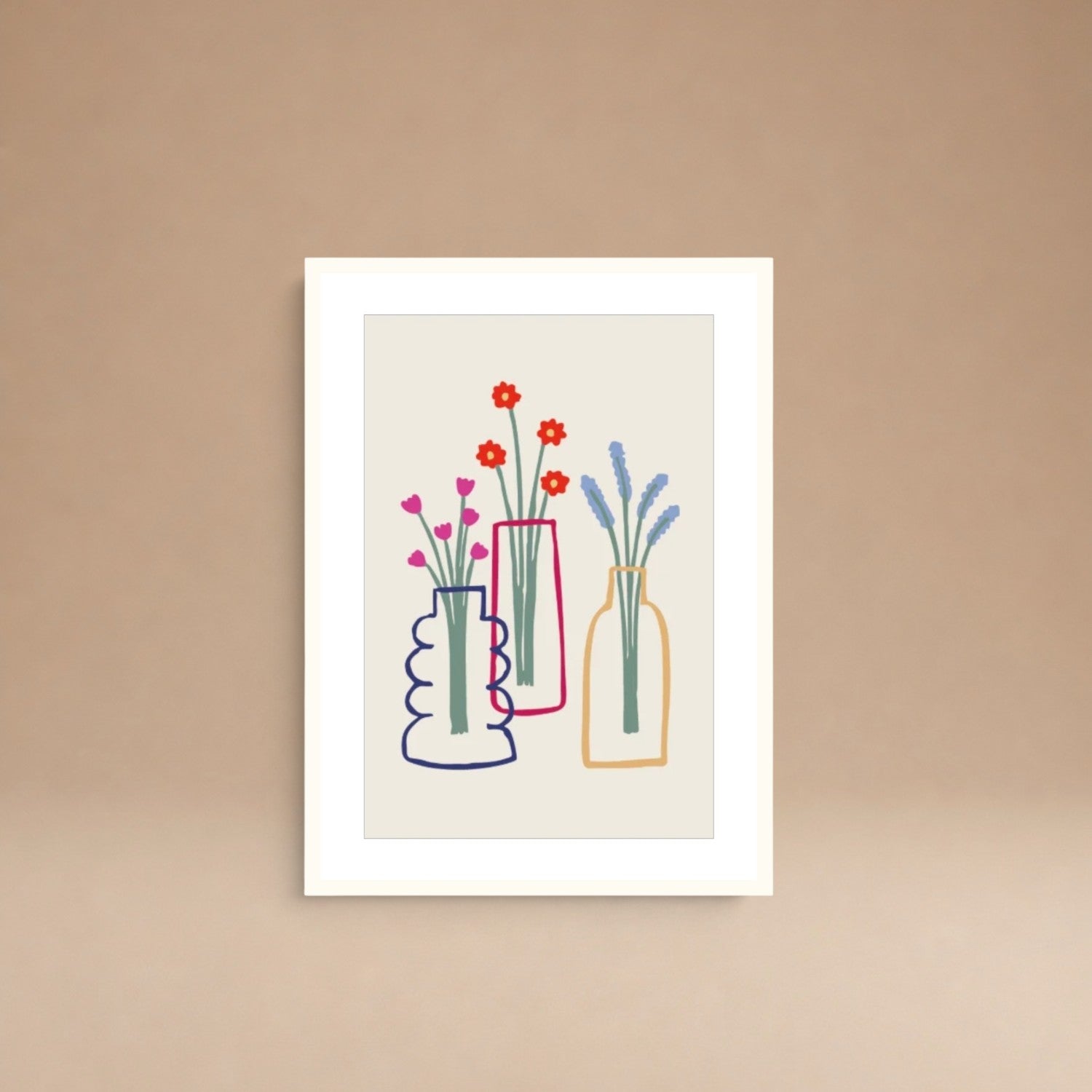 Cuadro Jarrones Minimal