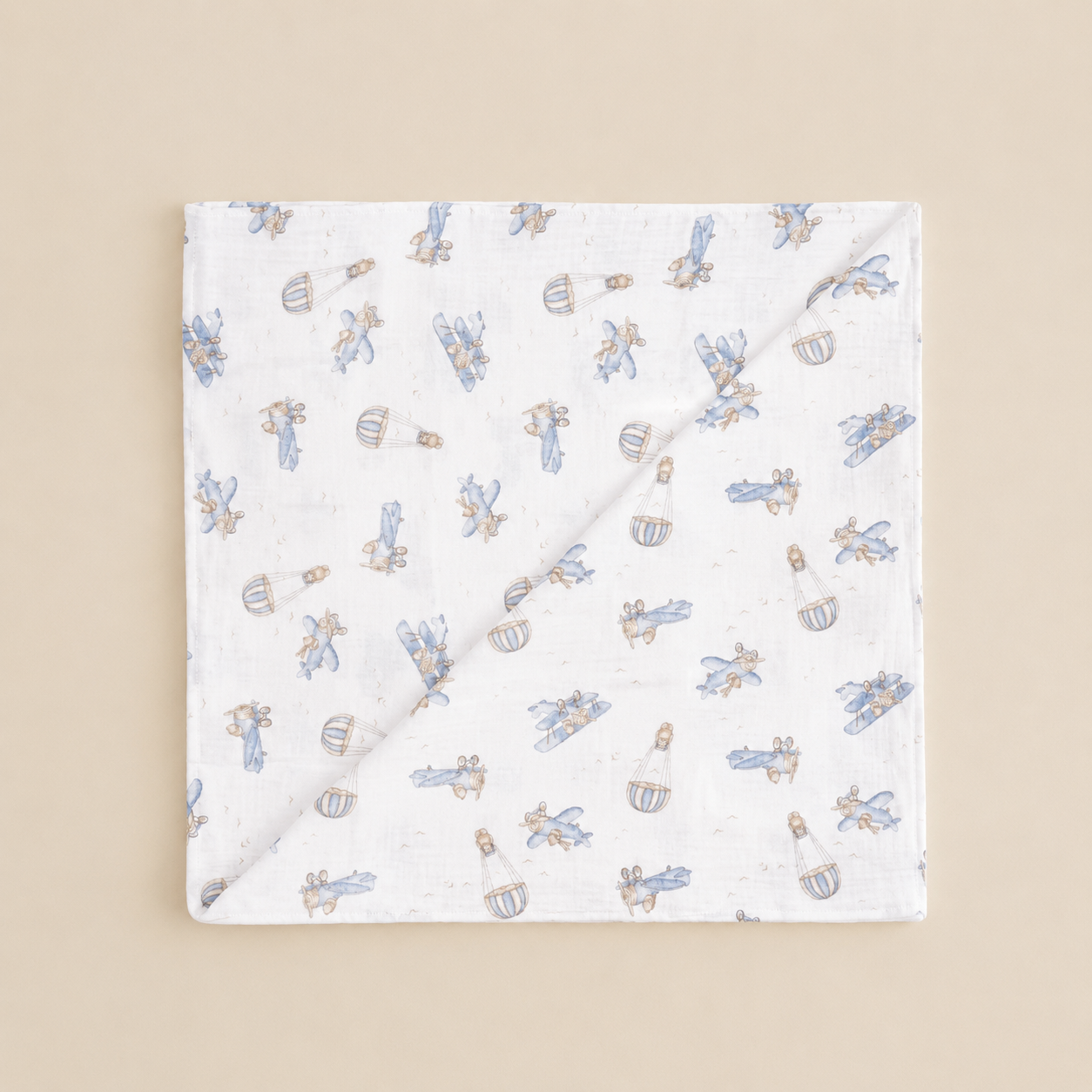 MUSELINA ESTAMPADO AVIÓN