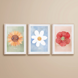 POSTER 3 PACK FLORAL