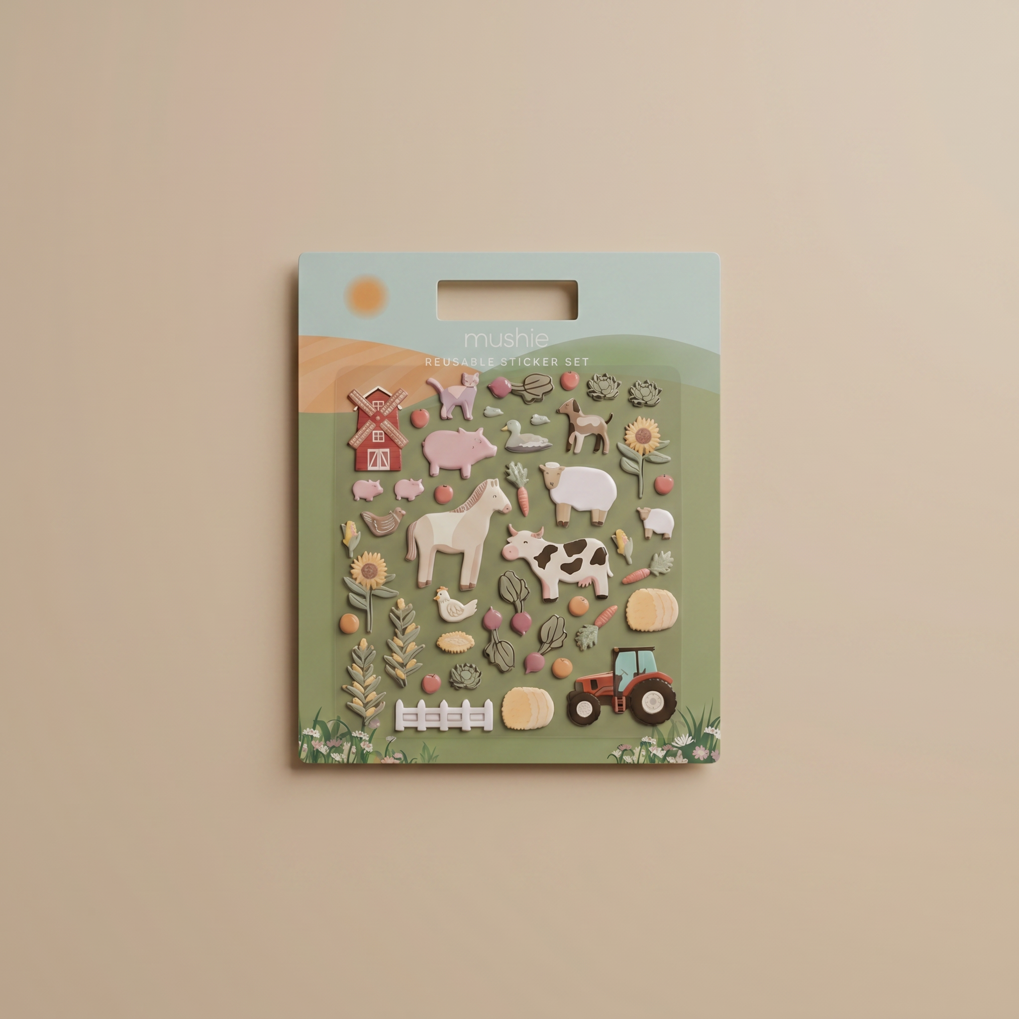 STICKERS REUTILIZABLES FARM