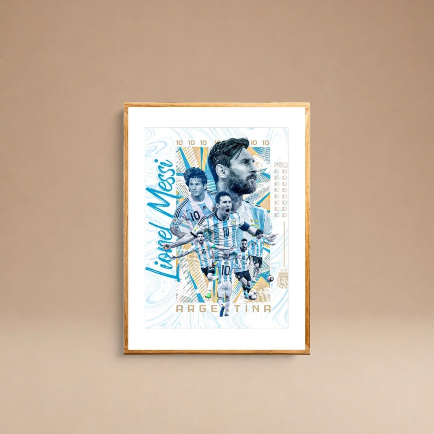 Cuadro Messi Argentina