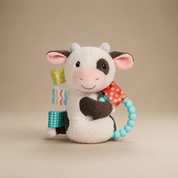 MORDEDOR SONAJERO DE ESTIMULACIÓN SENSORIAL BUTTERCUP COW