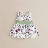 NIÑA VESTIDO LINO ESTAMPADO FLORES