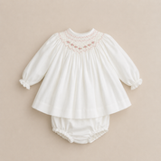 JESUSITO LUXURY SMOCK WHITE