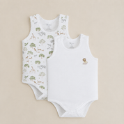 PACK X2 BODYS BVD ESTAMPADO JUNGLA