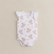 PACK X2 BODYS BVD ESTAMPADO CONEJITA CON RAMAS