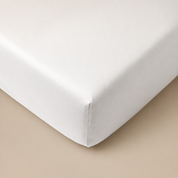 PACK DE 2 SÁBANAS BAJERAS CUNA - BLANCA