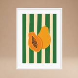 Cuadro Papaya Stripes
