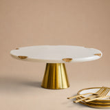 Pedestal Dorado Grietas