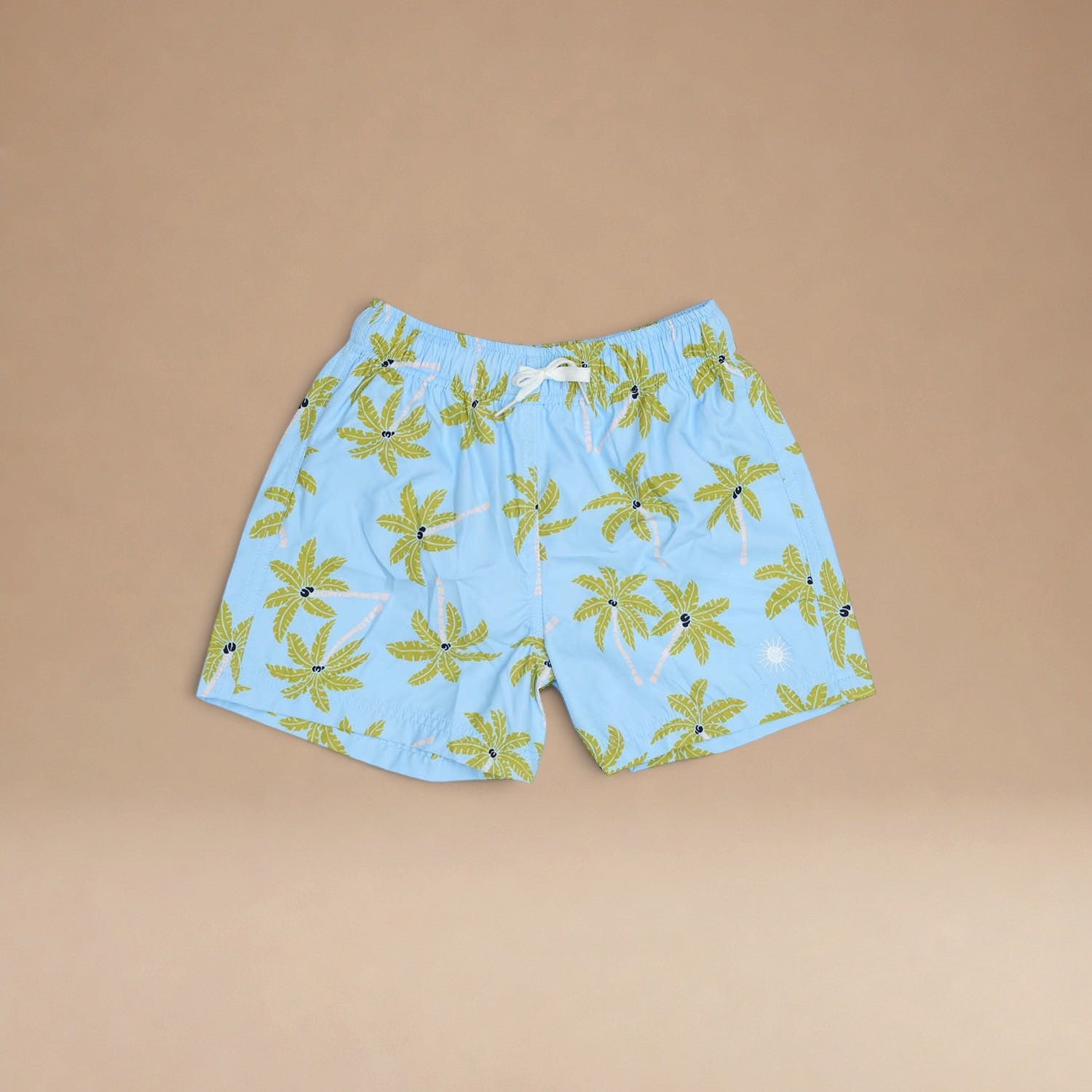 Short Palmeras Celeste