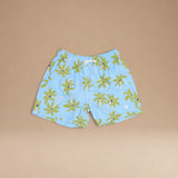 Short Palmeras Celeste