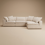 SOFÁ STRATA FEATHER 5 PIEZAS - PERFORMANCE NATIVE LINEN NATURAL