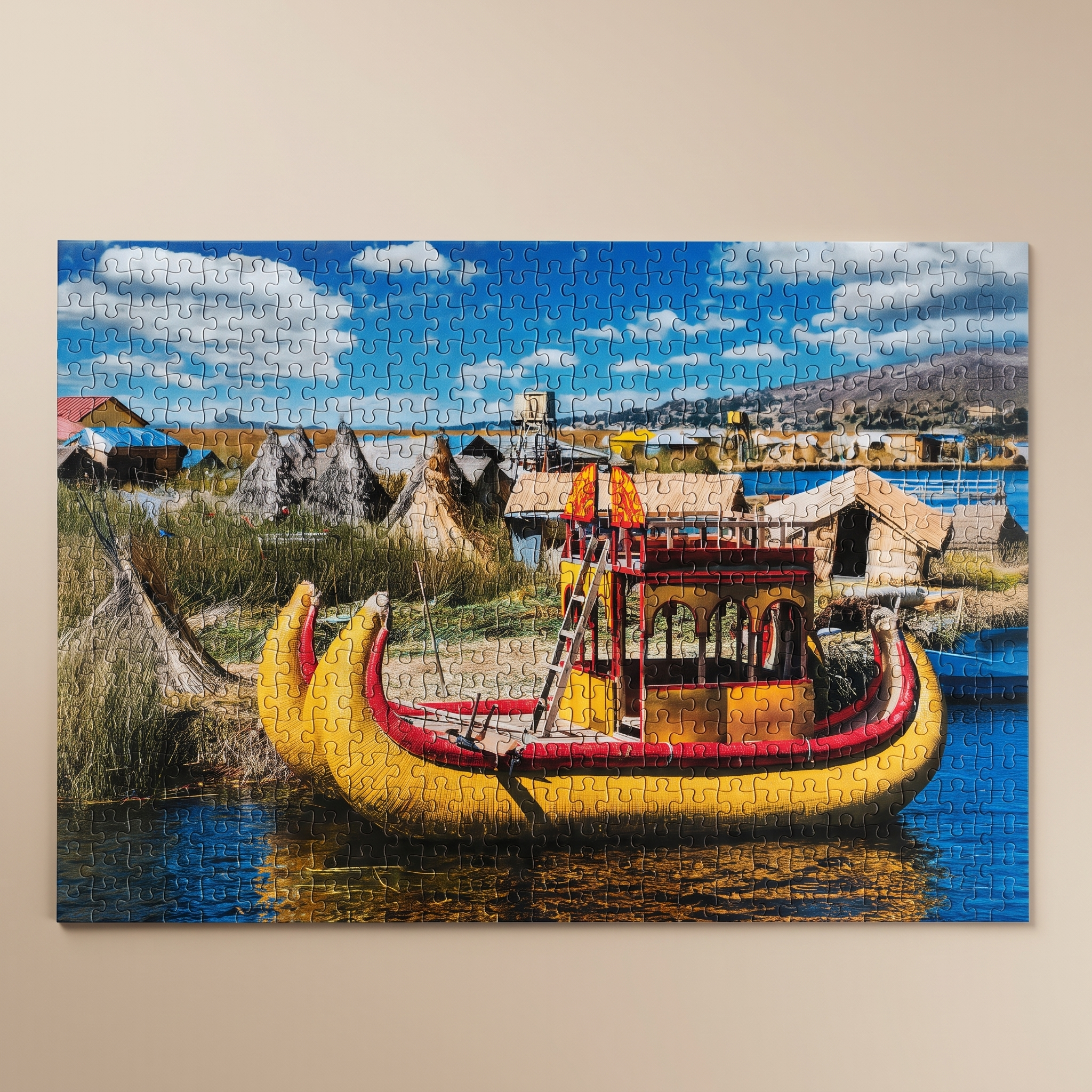 Rompecabezas Isla de los Uros, Puno