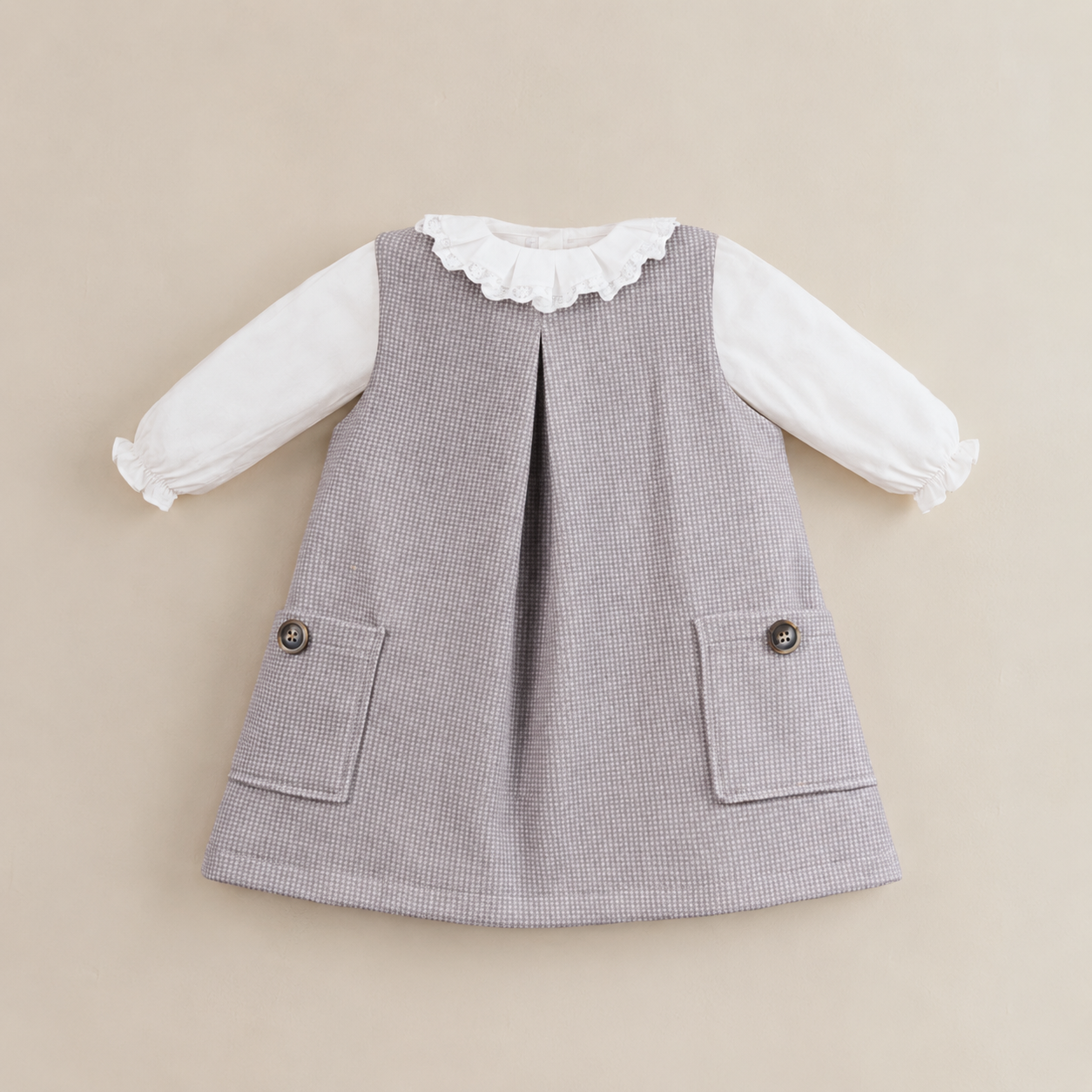 VESTIDO VICHI PLIEGUES