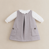 VESTIDO VICHI PLIEGUES