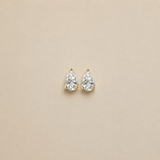 Aretes Solitario con Diamante