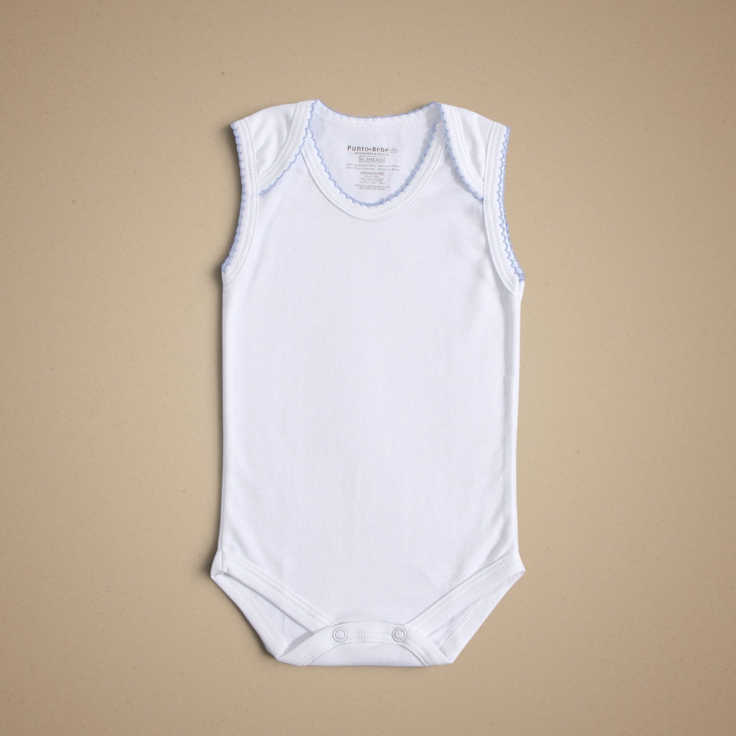 Body Bibidí Picot Celeste