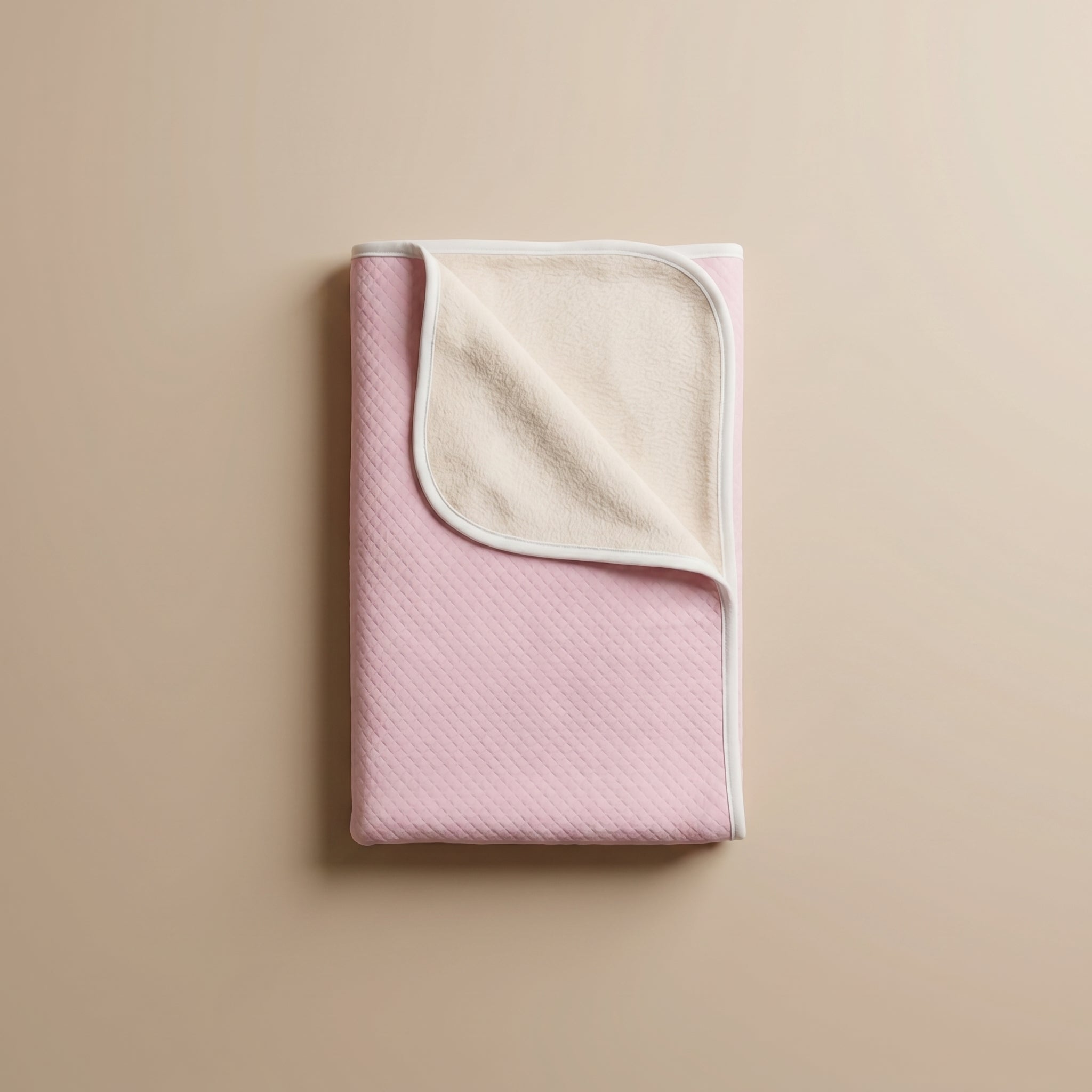 COLCHA JACQUARD ROSADO