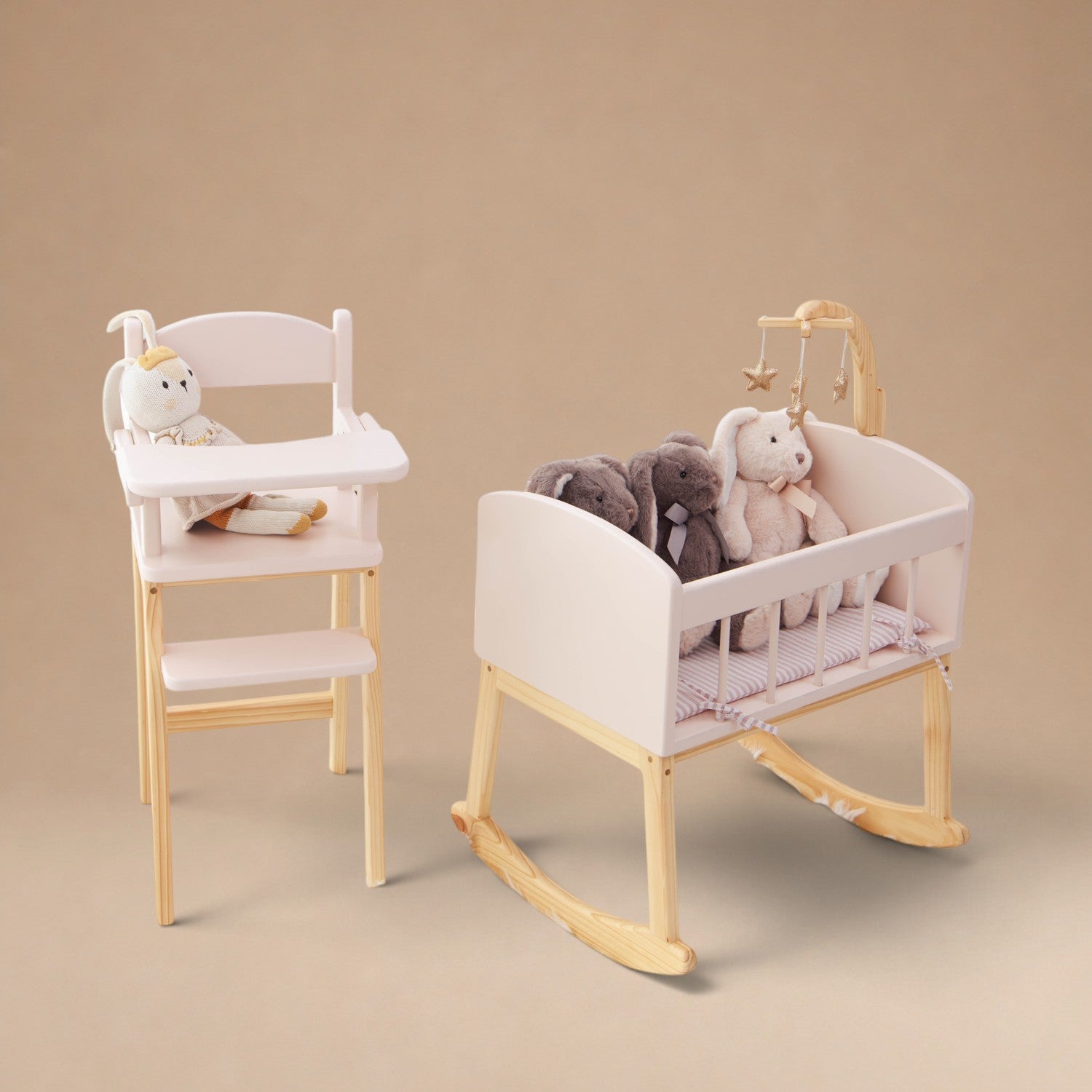 Set de Muñeca: Cuna + Comedor