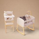 Set de Muñeca: Cuna + Comedor