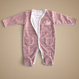 Enterizo Reversible Estrellas Rosado