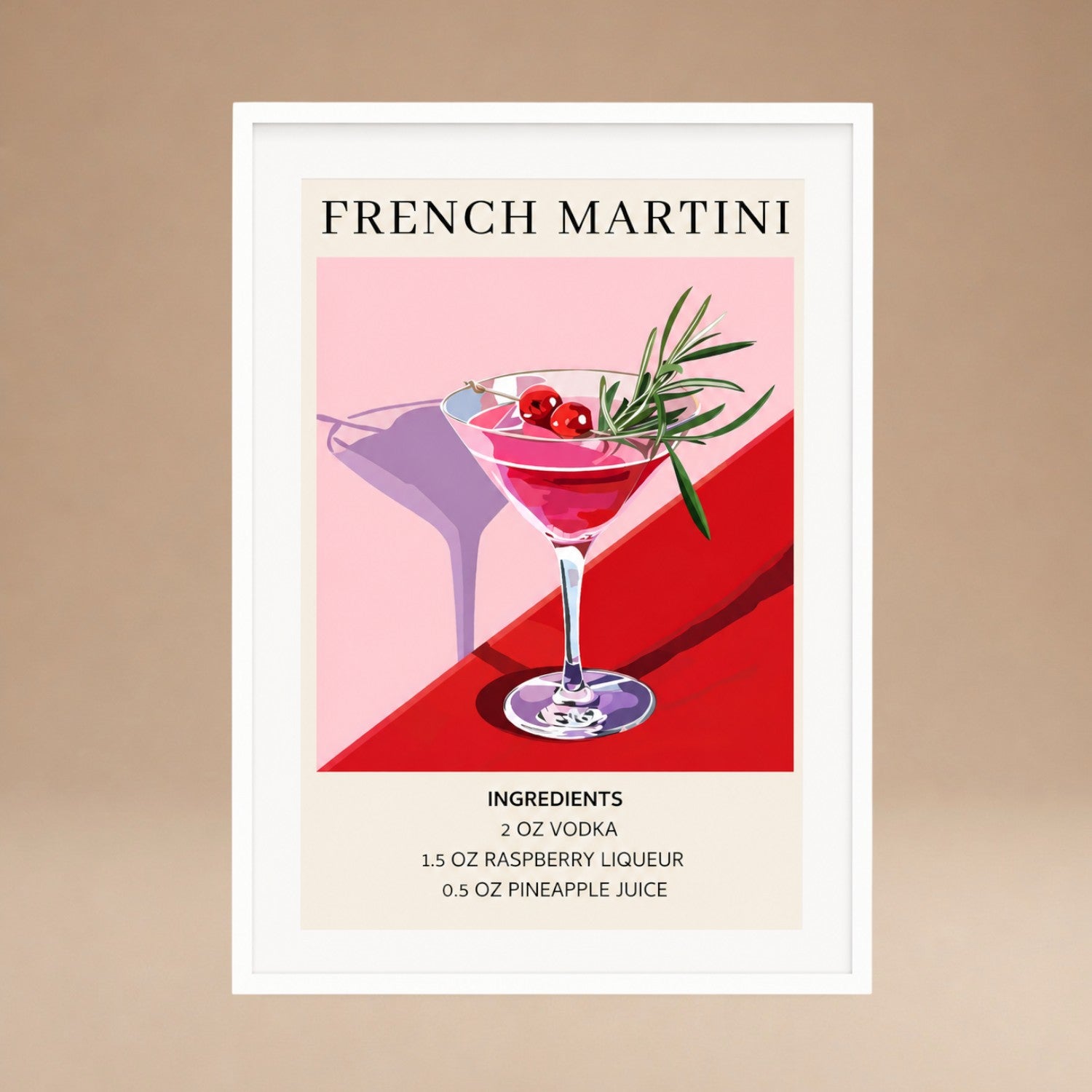 Cuadro French Martini