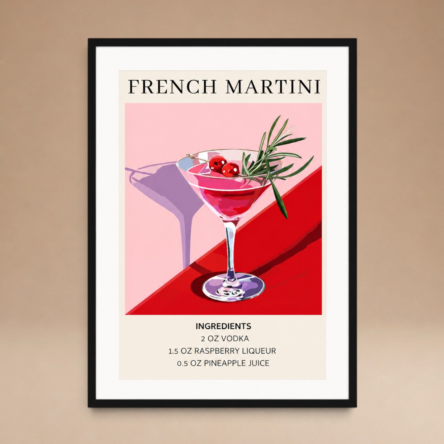 Cuadro French Martini
