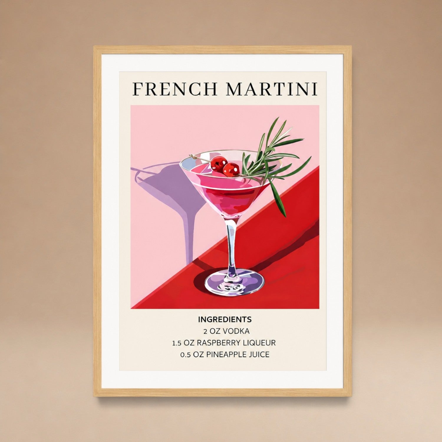 Cuadro French Martini