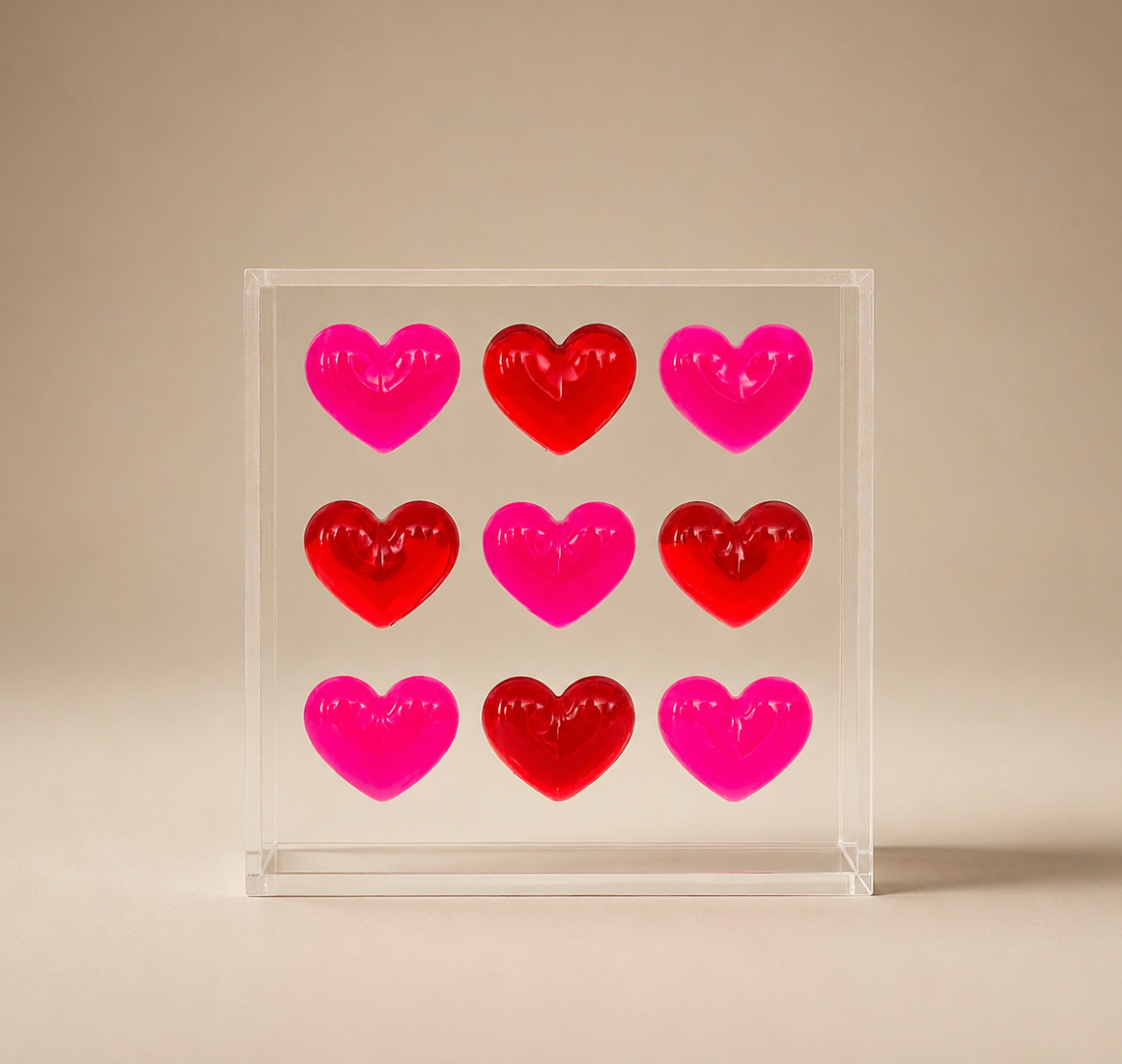 Caja con corazones